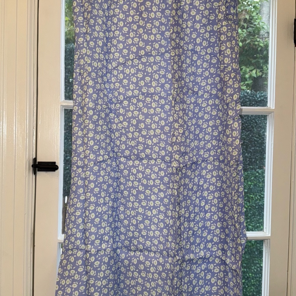 Zara Floral Blue Skirt